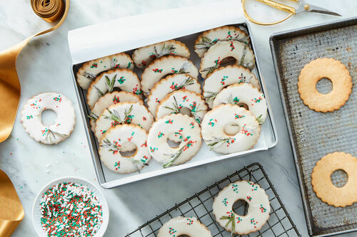 Holiday Cookie Swap! Sugar Cookie Wreaths