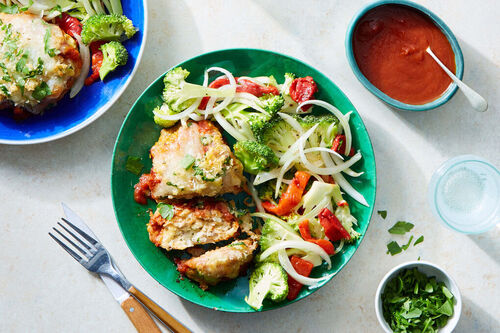 Chicken Sausage Parm Meatloaf