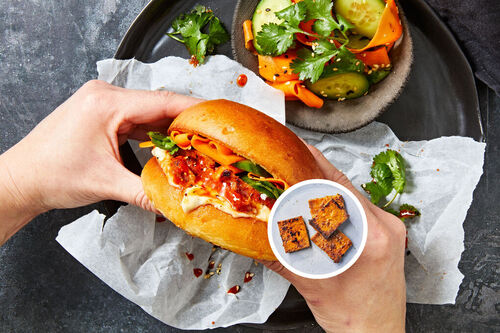 Spicy Tofu Burgers