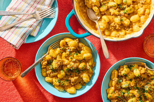 Fall Vibes! Gnocchi with Pumpkin & Chorizo