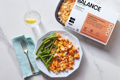 Loaded Sweet Potatoes with Chicken