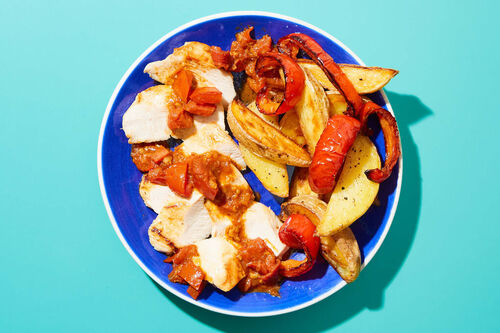 Chicken & Lemony Potatoes