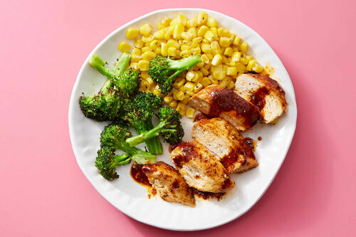 Roasted BBQ-Rubbed Chicken