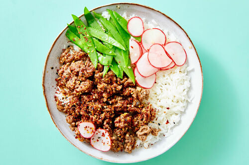 Spicy Shichimi Togarashi Beef Bowl