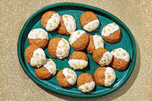 Holiday Cookie Swap! Chewy Gingersnap Cookies