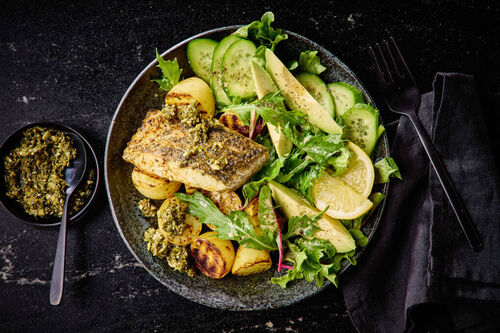 BBQ Chermoula Barramundi and Potato