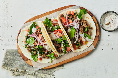 Lamb and Spinach 'Kebabs'