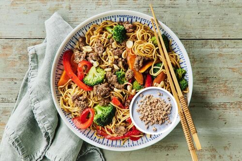 Asian Pork Mince and Vegetable Noodles
