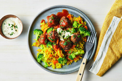 Kofta-Spiced Beef Meatballs