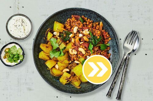 Gut-Friendly: Curried Beef Lentils