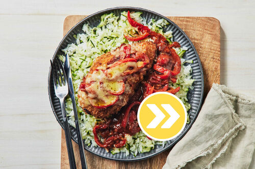 Cheesy Tex-Mex Chicken Schnitzels