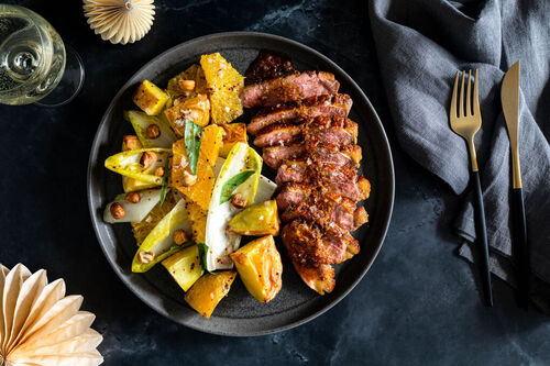 Zarte Entenbrust à l’orange