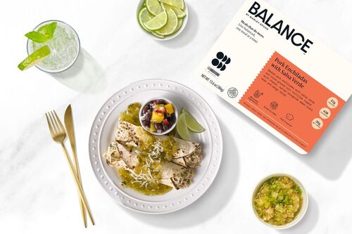 Cheesy Pork Enchiladas & Salsa Verde