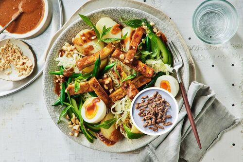 Calorie-Conscious Gado Gado-Style Beef Salad