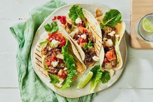 BBQ Caribbean-Spice Fish Tacos