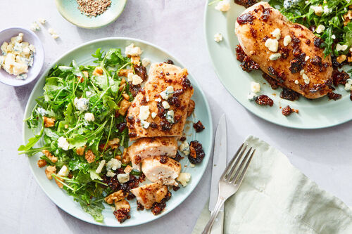 Seared Chicken & Buttery Fig Pan Sauce