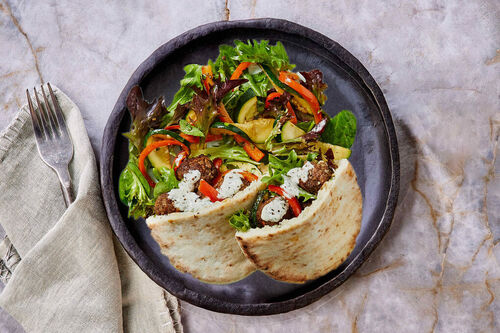 Beef Meatball Pita Pockets