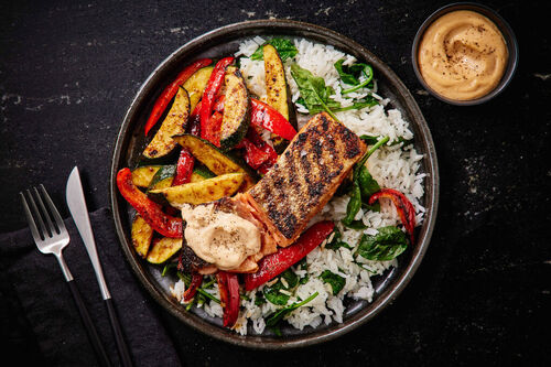 Tex-Mex Salmon and Smoky Aioli