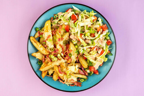 Ovenwedges met spek en kaas