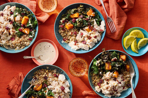 Harvest Grain Bowl with Readymade Chicken