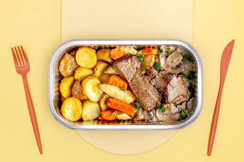 Brisket mit Röstgemüse