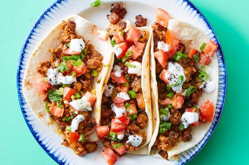 Crispy Chorizo-Potato Tacos