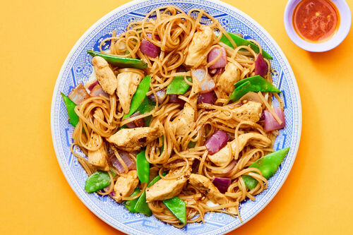Pork Noodle Stir-Fry