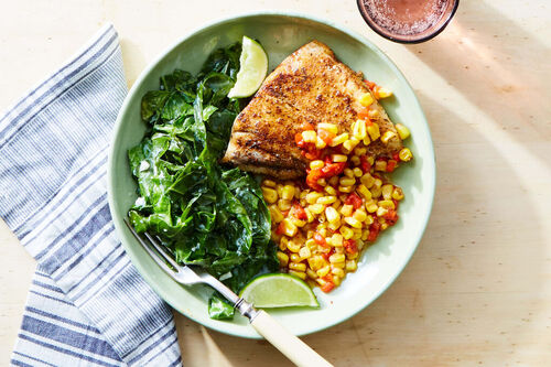 Crispy-Skinned Cajun Salmon