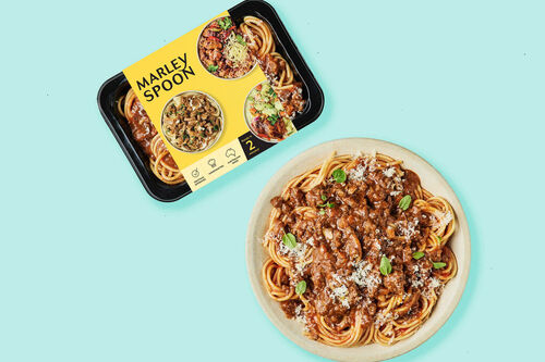 Classic Spaghetti Bolognese with Parmesan