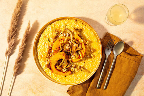 Risotto met pompoen