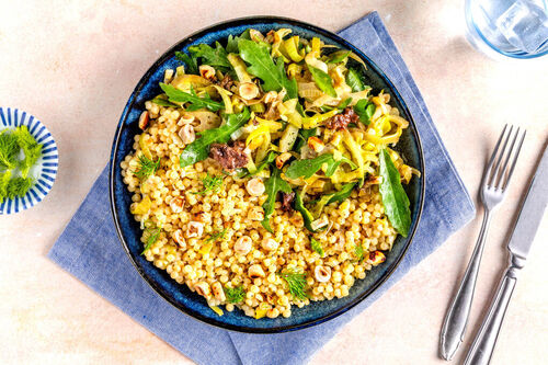 Fenchel-Gemüsepfanne mit Sardellen