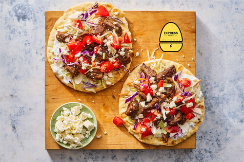 Express Recipe! Gyros with Readymade Chicken