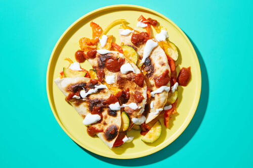 Veggie Loaded Quesadillas