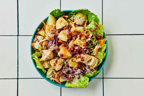 15-Min Chicken and Bacon Potato Salad