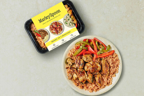 Chicken Burrito Bowl with Tomato Rice