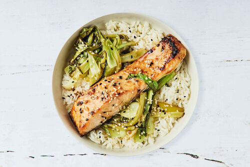 Soy-Glazed Japanese Salmon