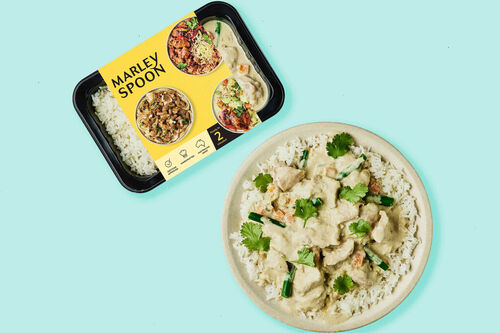 Thai Green Chicken Curry with Rice