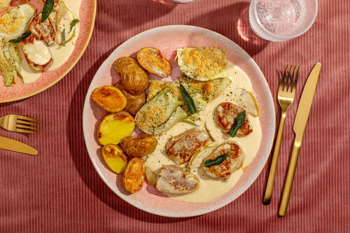 Schweinefilet an cremiger Sauce