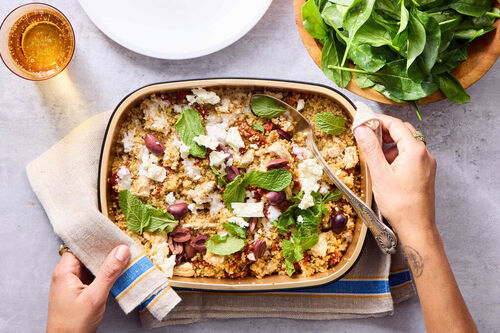 Mediterranean Quinoa Bake
