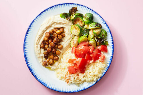 Mediterranean Spiced Chickpea Chicken Bowl