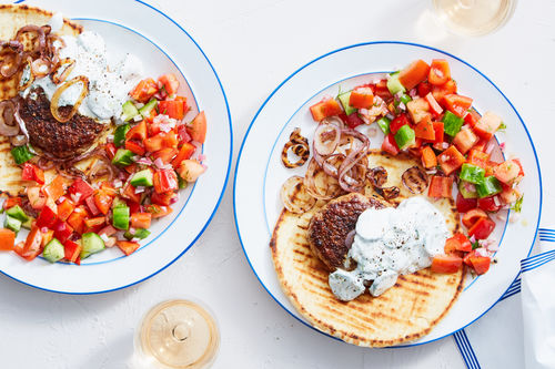 Pork Souvlaki Burger