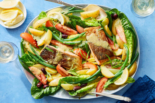 Salmon Niçoise with Tarragon Vinaigrette