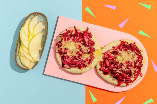 Tuna melt met rode biet