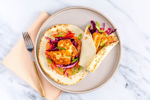 Mexicaanse wraps met grillkaas