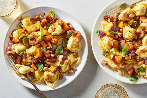 Tortelloni & Harissa Butternut Squash