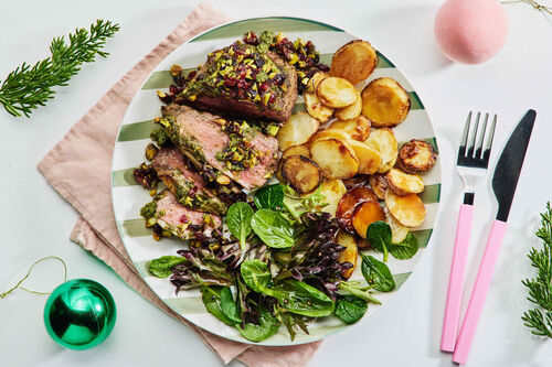 Pistachio and Pesto Roast Beef