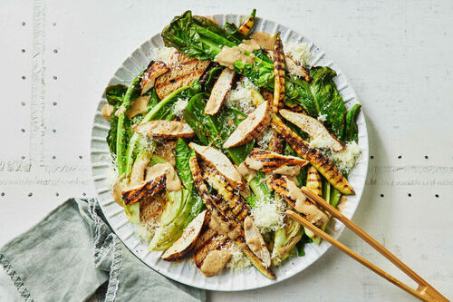BBQ Chicken Caesar-Style Salad