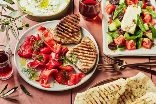 Bluefin Tuna Greek Meze