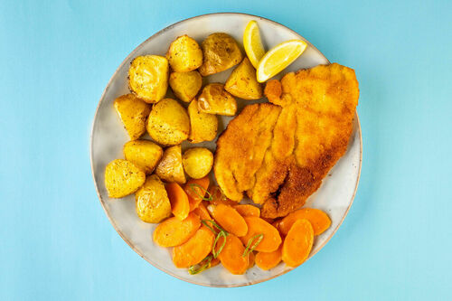 Knuspriges Hähnchenschnitzel