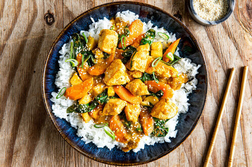 Kipcurry op Japanse wijze